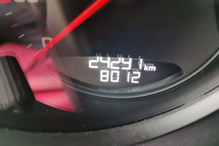 Used Porsche 718 2022 Boxster 2.0T Odometer Close Up