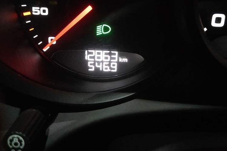Used Porsche 718 2022 Cayman 2.0T Odometer Close Up