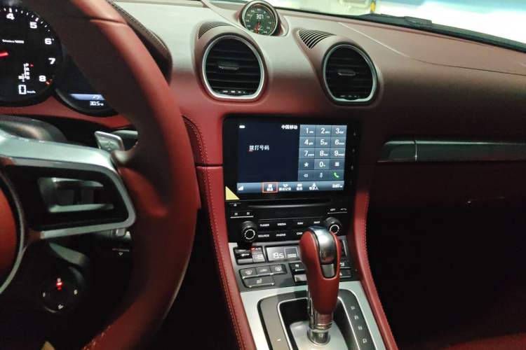 Used Porsche 718 2022 Boxster 2.0T Audio And AC Panel