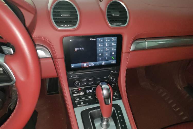 Used Porsche 718 2022 Boxster 2.0T Audio And AC Panel