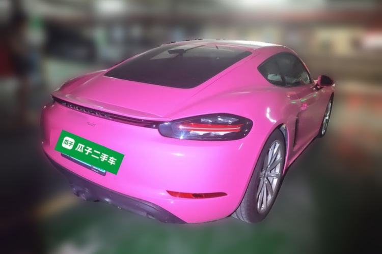 Used Porsche 718 2022 Cayman 2.0T Rear Right 45 Deg