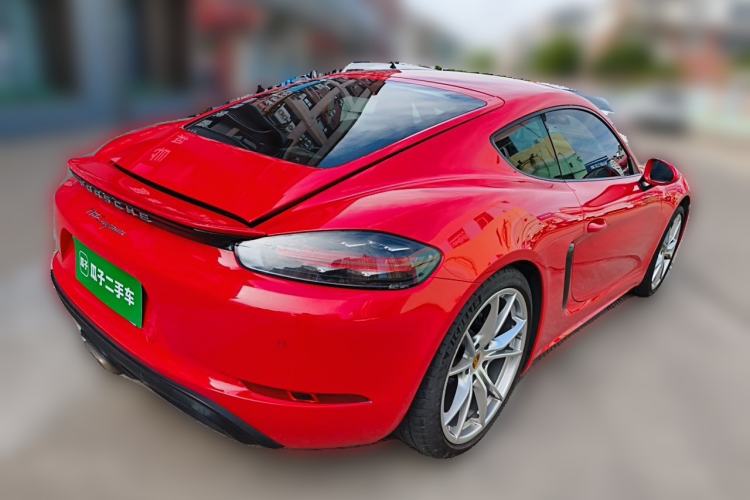 Used Porsche 718 2022 Cayman 2.0T Rear Right 45 Deg