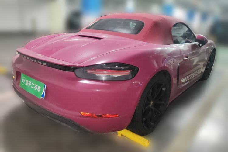 Used Porsche 718 2022 Boxster T 2.0T Rear Right 45 Deg