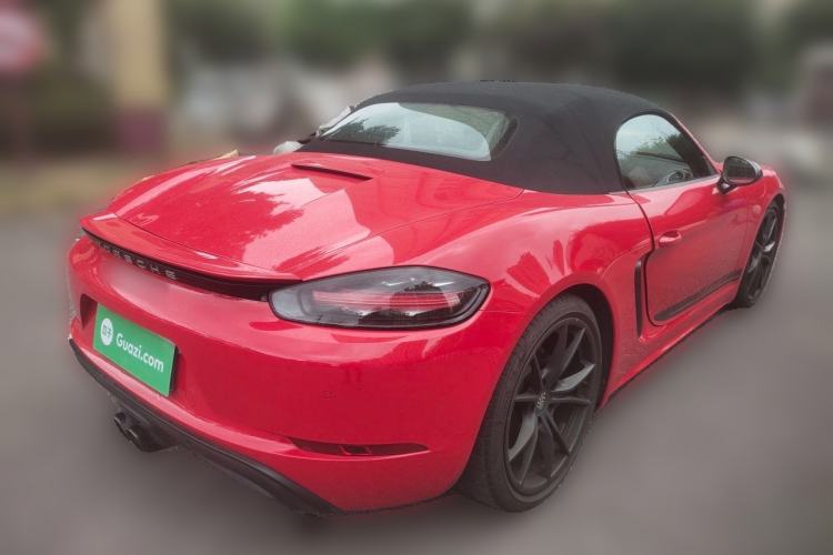 Used Porsche 718 2022 Boxster T 2.0T Rear Right 45 Deg