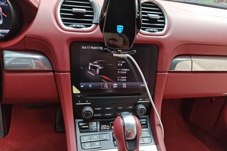 Used Porsche 718 2022 Boxster 2.0T Audio And AC Panel