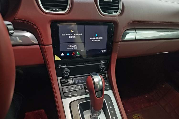 Used Porsche 718 2022 Boxster 2.0T Audio And AC Panel