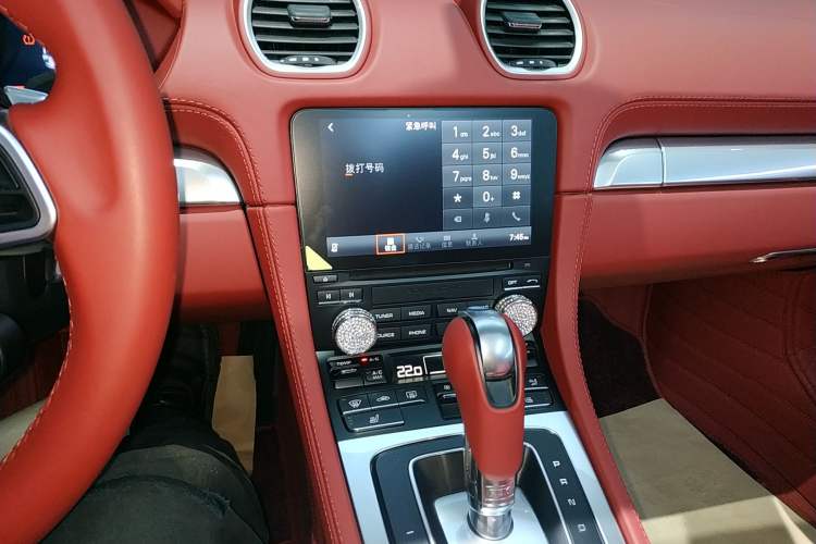 Used Porsche 718 2022 Boxster 2.0T Audio And AC Panel