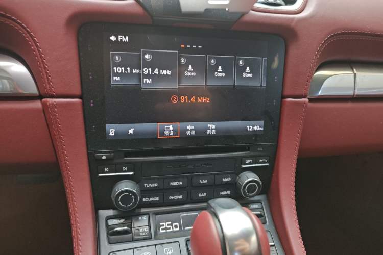 Used Porsche 718 2022 Boxster 2.0T Audio And AC Panel