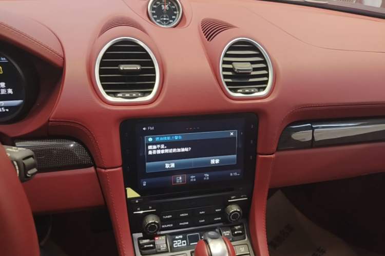 Used Porsche 718 2022 Boxster 2.0T Audio And AC Panel