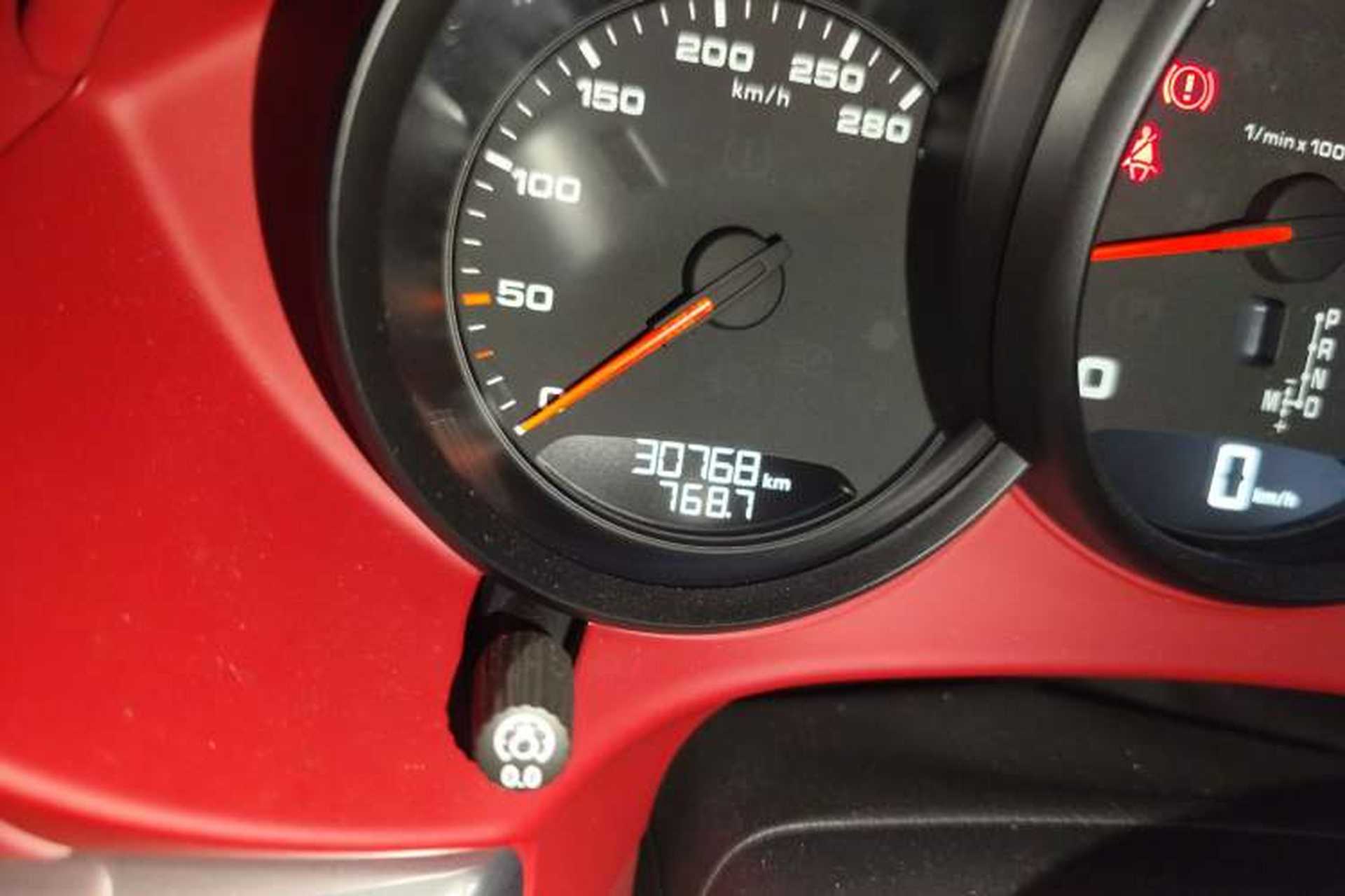 Used Porsche 718 2022 Cayman 2.0T Odometer Close Up