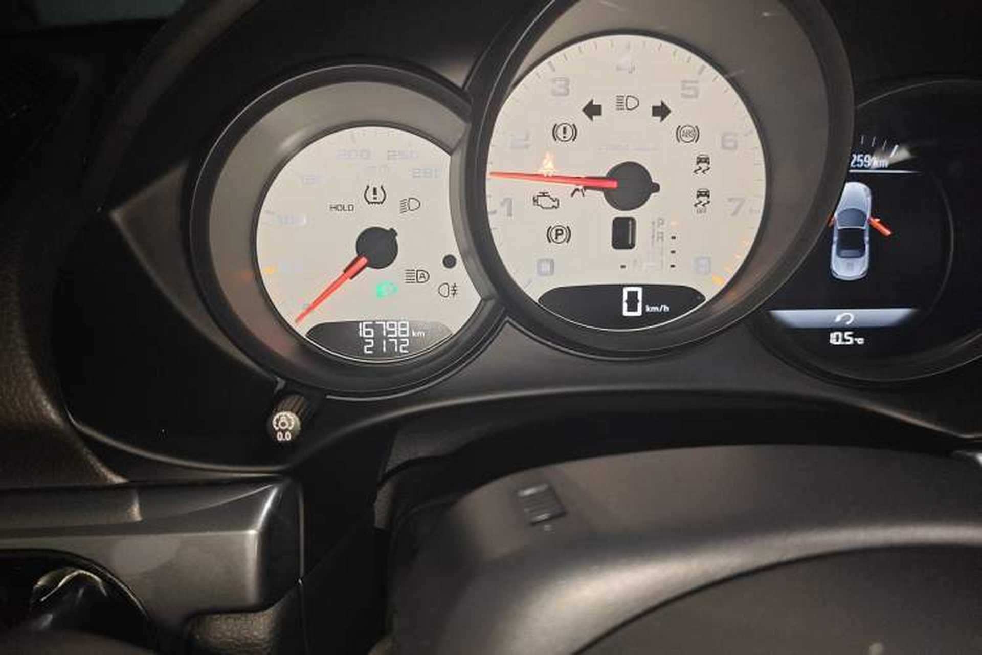Used Porsche 718 2022 Boxster 2.0T Odometer Close Up