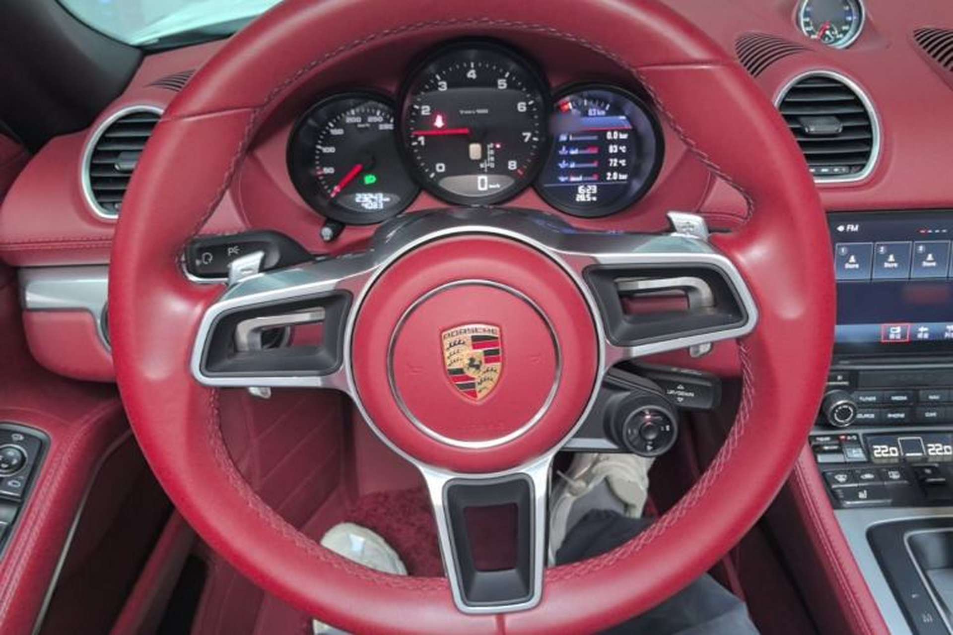 Used Porsche 718 2022 Boxster 2.0T Steering Wheel
