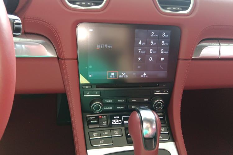 Used Porsche 718 2022 Boxster 2.0T Audio And AC Panel