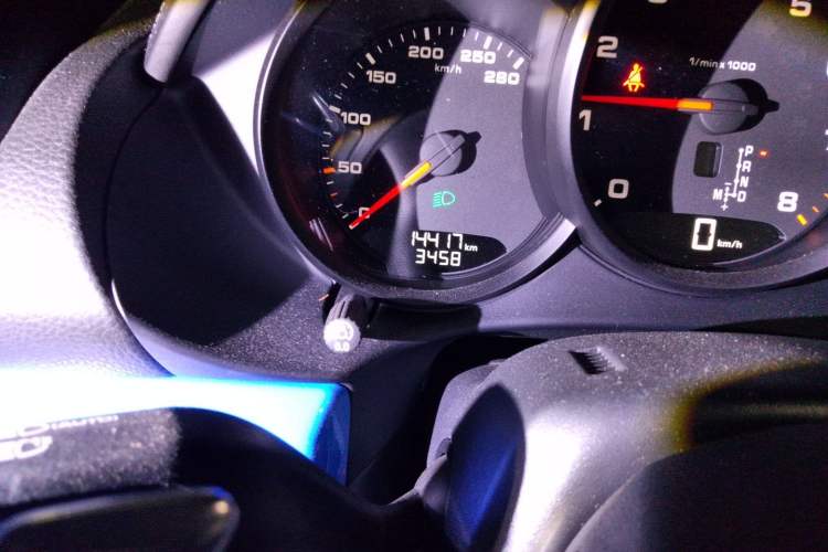 Used Porsche 718 2023 Boxster Style Edition 2.0T Odometer Close Up