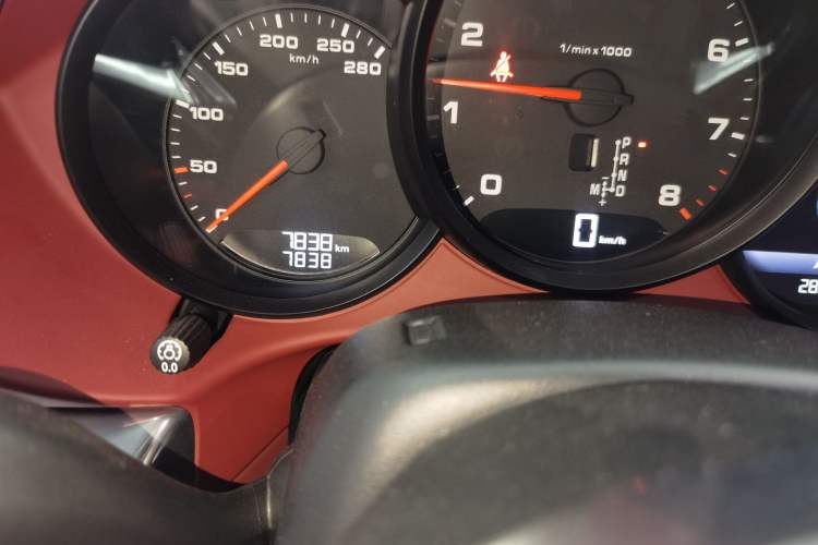 Used Porsche 718 2023 Boxster Style Edition 2.0T Odometer Close Up