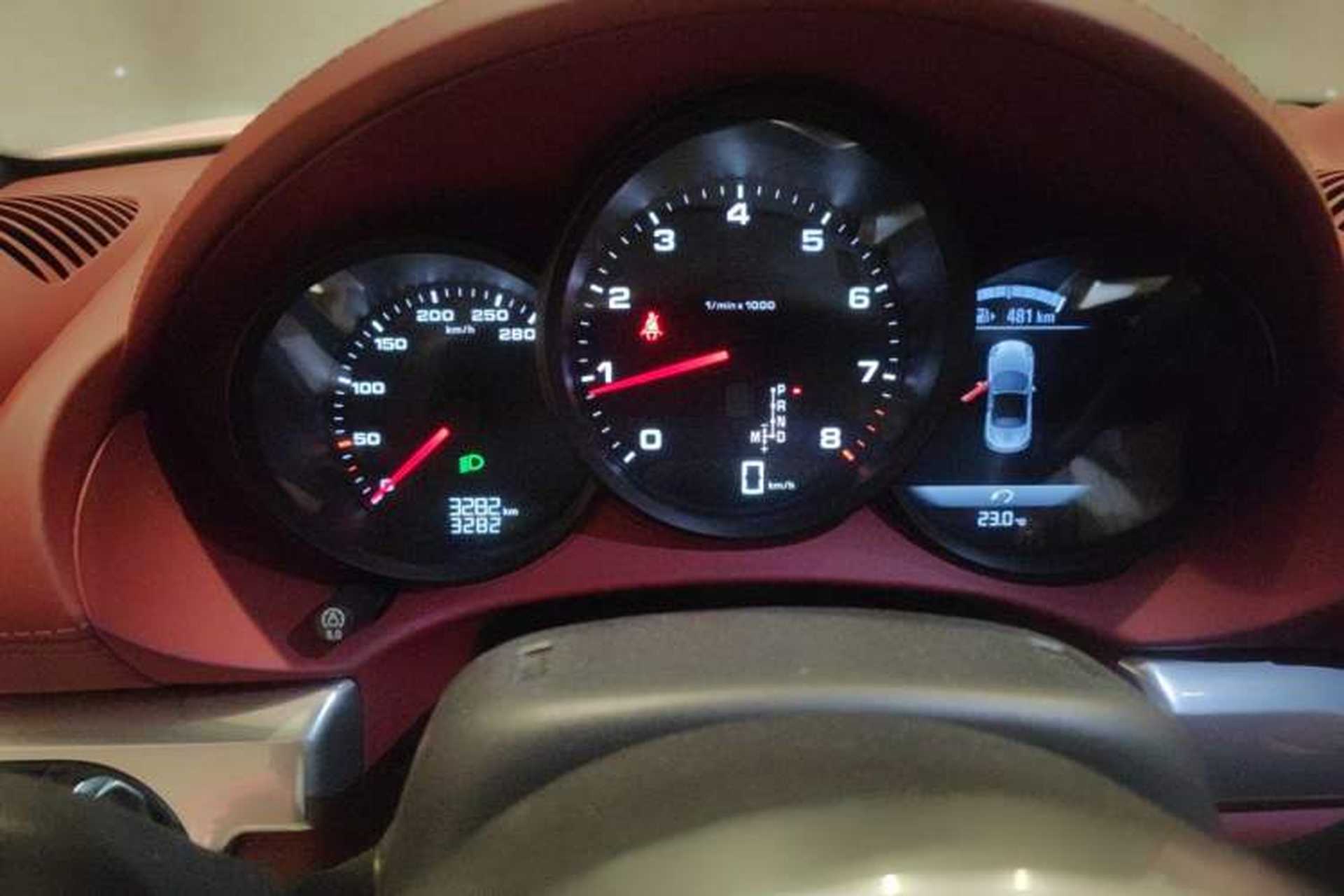 Used Porsche 718 2023 Boxster Style Edition 2.0T Odometer Close Up