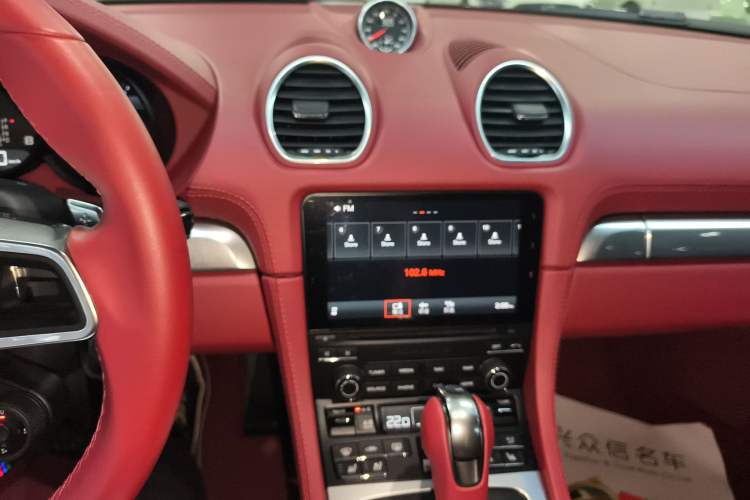 Used Porsche 718 2023 Boxster Style Edition 2.0T Audio And AC Panel