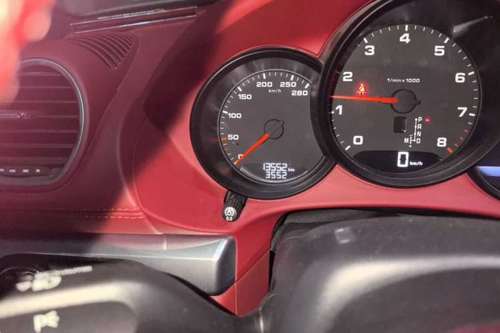 Used Porsche 718 2023 Boxster Style Edition 2.0T Odometer Close Up