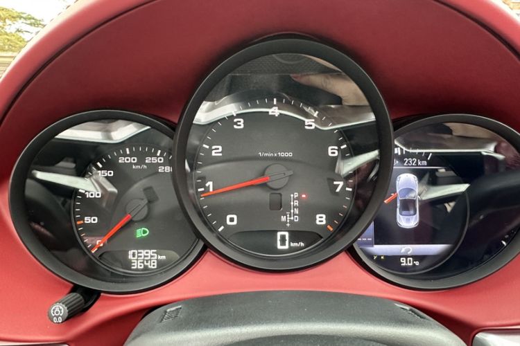Used Porsche 718 2023 Boxster Style Edition 2.0T Odometer Close Up