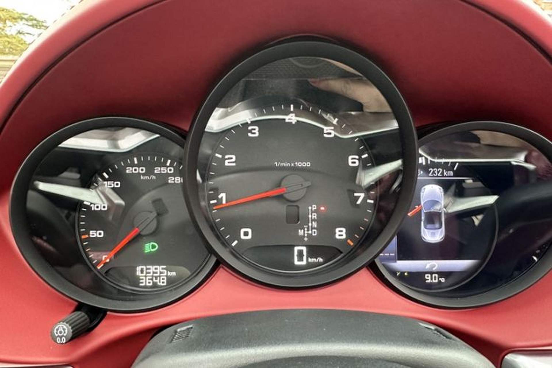 Used Porsche 718 2023 Boxster Style Edition 2.0T Odometer Close Up