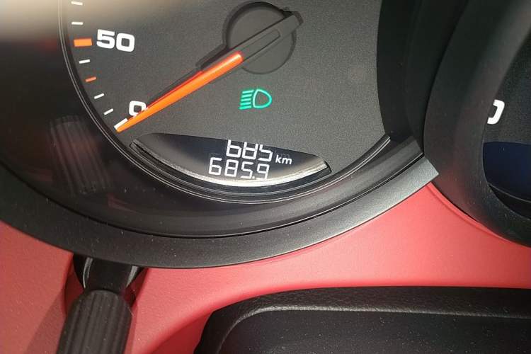 Used Porsche 718 2023 Boxster Style Edition 2.0T Odometer Close Up