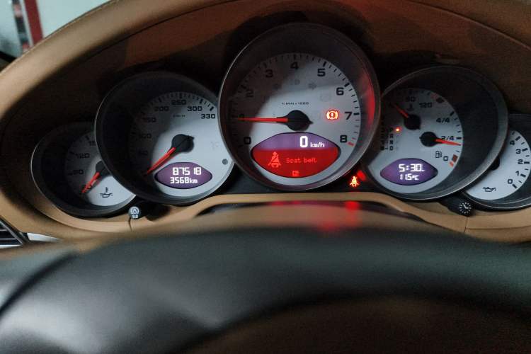 Used Porsche 911 2006 Carrera S AT 3.8L Odometer Close Up