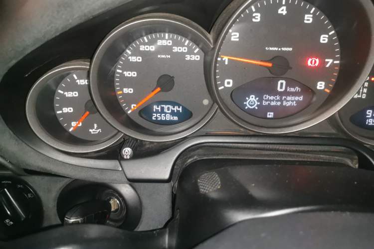Used Porsche 911 2006 Carrera AT 3.6L Odometer Close Up