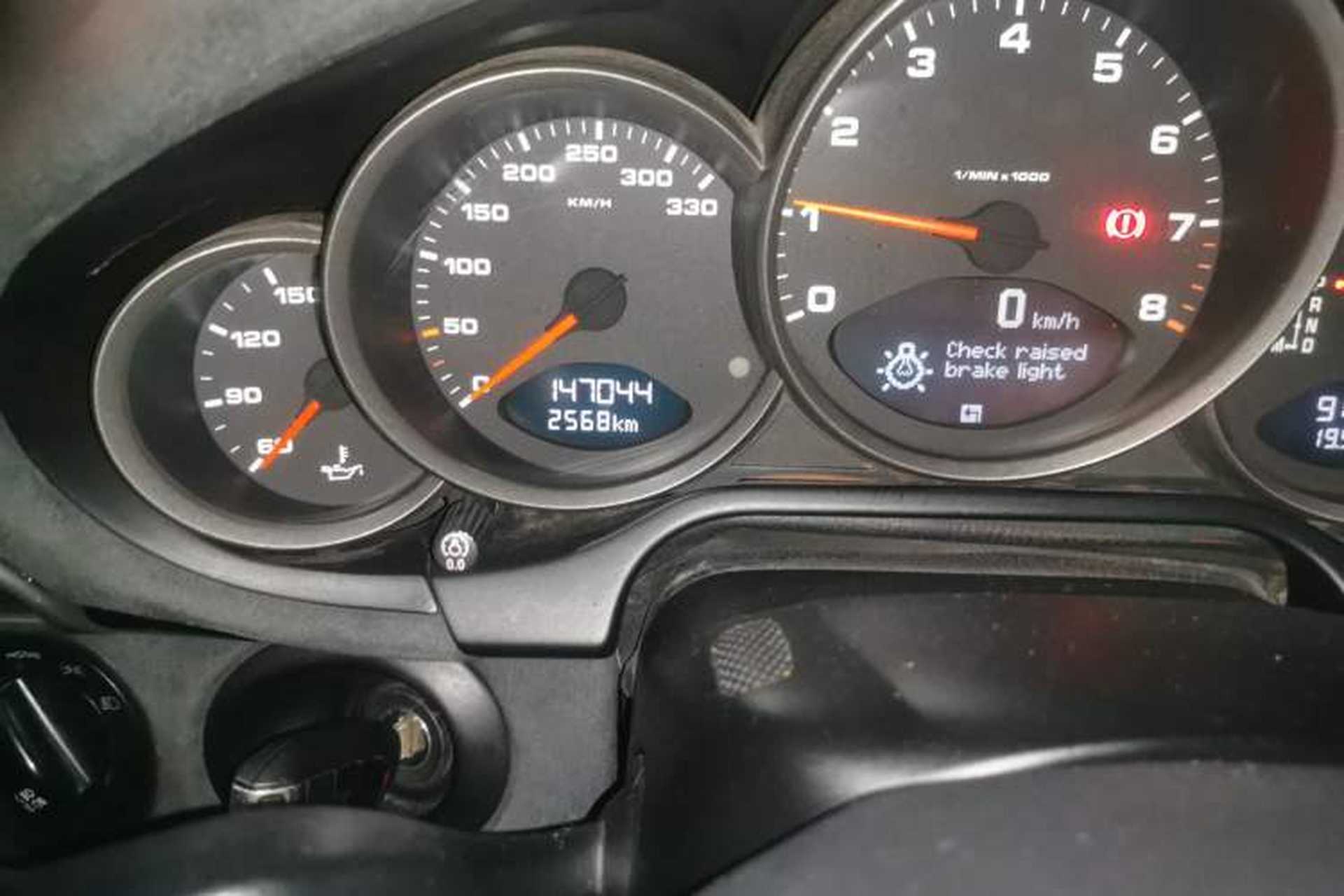 Used Porsche 911 2006 Carrera AT 3.6L Odometer Close Up
