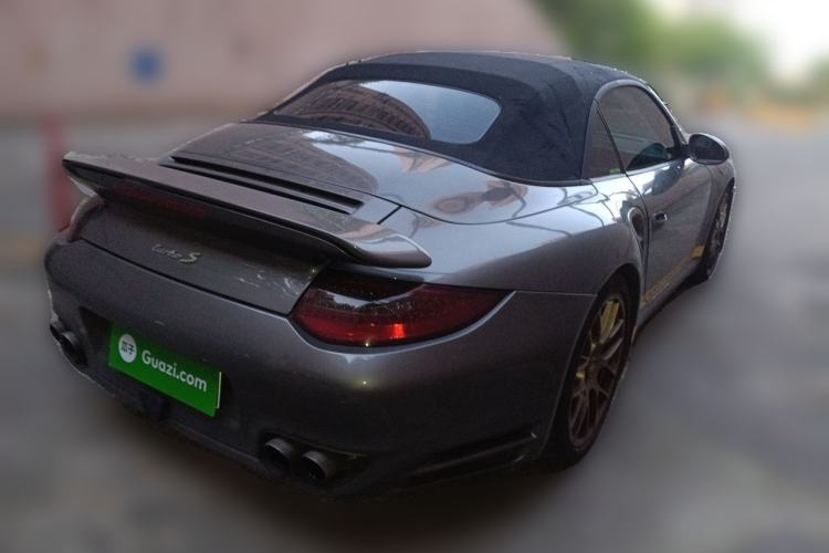 Used Porsche 911 2010 Turbo Cabriolet 3.8T Rear Right 45 Deg