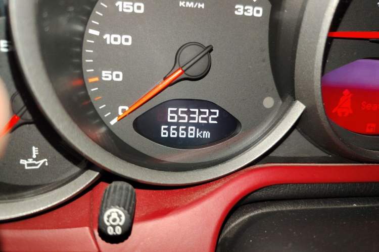 Used Porsche 911 2011 Carrera GTS Cabriolet 3.8L Odometer Close Up