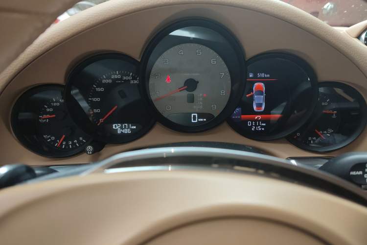 Used Porsche 911 2012 Carrera S 3.8L Odometer Close Up