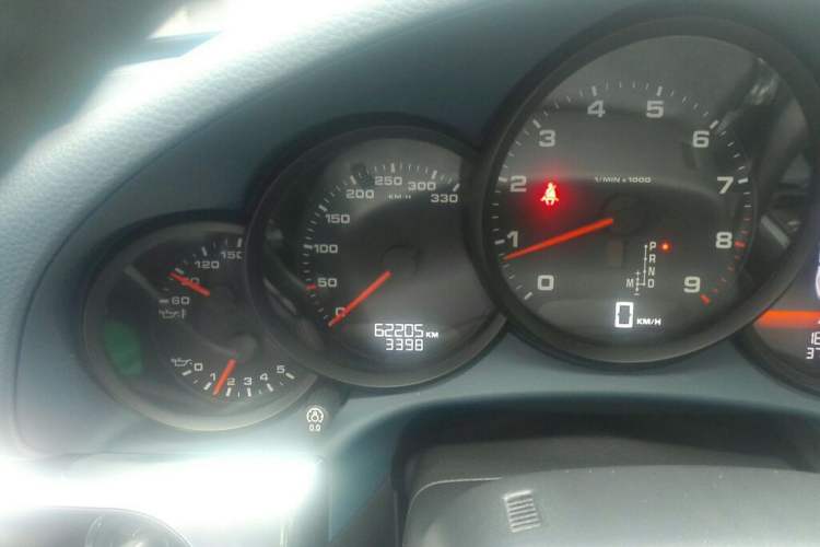 Used Porsche 911 2012 Carrera 3.4L Odometer Close Up