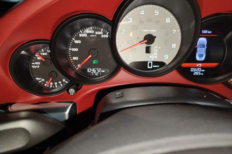Used Porsche 911 2012 Carrera S 3.8L Odometer Close Up