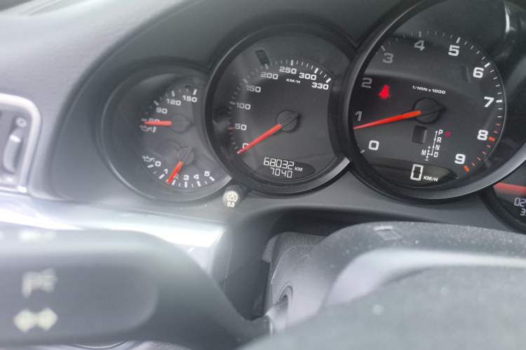 Used Porsche 911 2012 Carrera 3.4L Odometer Close Up
