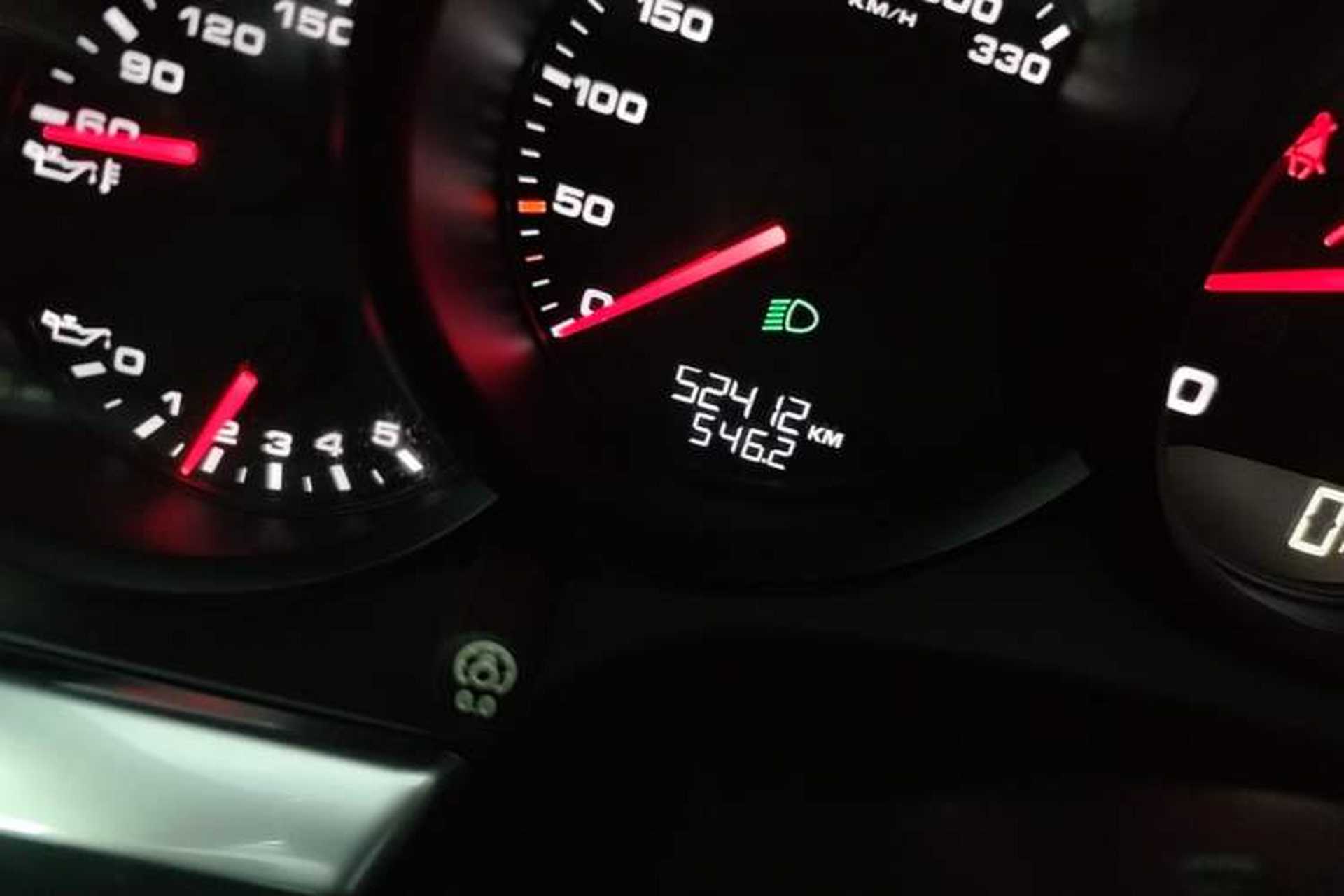 Used Porsche 911 2012 Carrera 3.4L Odometer Close Up