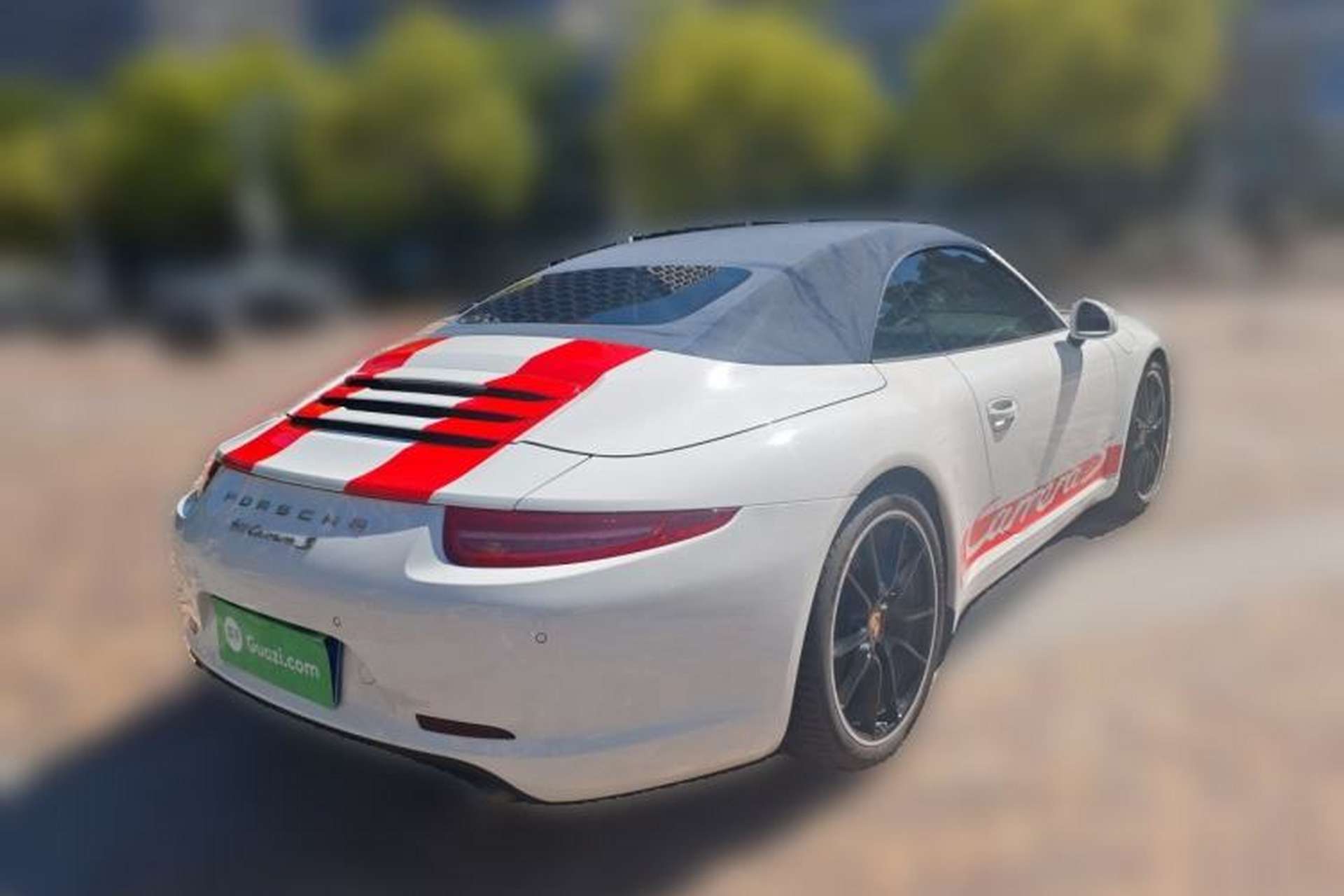 Used Porsche 911 2012 Carrera S Cabriolet 3.8L Rear Right 45 Deg