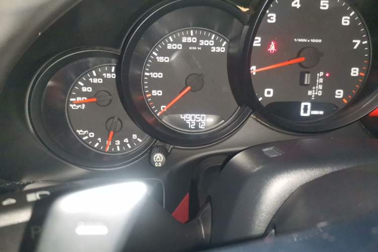 Used Porsche 911 2012 Carrera 3.4L Odometer Close Up