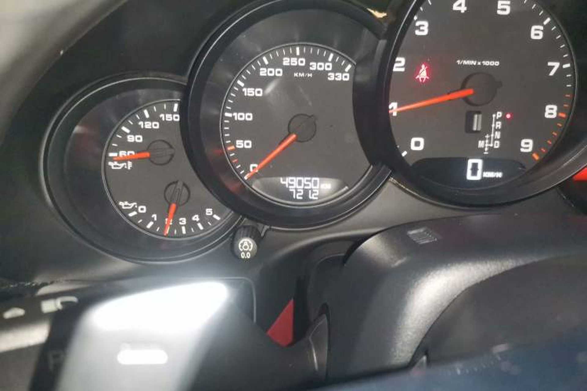 Used Porsche 911 2012 Carrera 3.4L Odometer Close Up