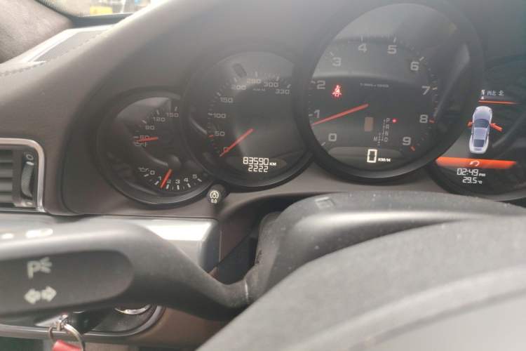 Used Porsche 911 2013 Carrera 4 3.4L Odometer Close Up