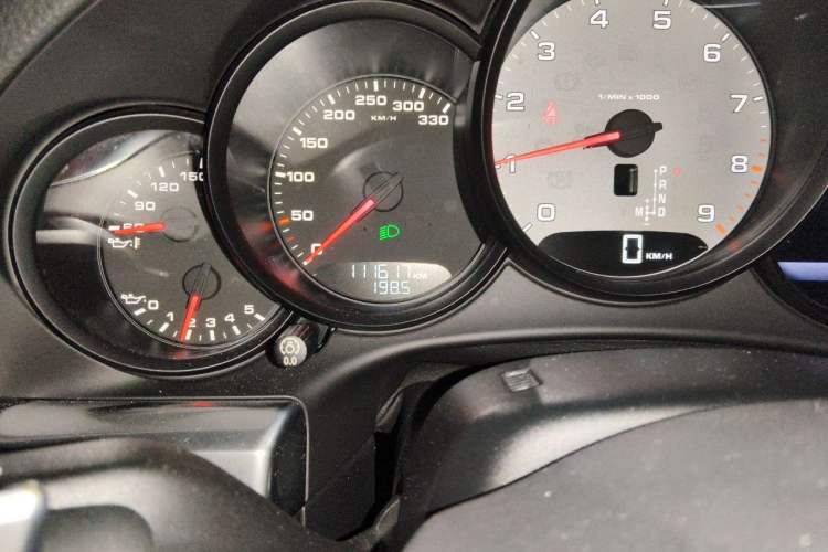 Used Porsche 911 2014 Targa 4S 3.8L Odometer Close Up