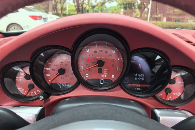 Used Porsche 911 2015 Carrera Cabriolet GTS 3.8L Odometer Close Up