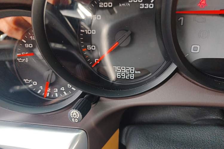 Used Porsche 911 2016 Carrera S 3.0T Odometer Close Up