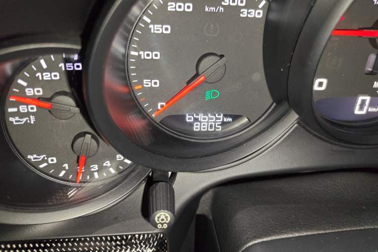 Used Porsche 911 2016 Carrera Cabriolet 3.0T Odometer Close Up