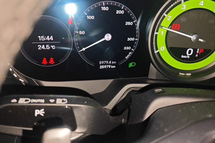 Used Porsche 911 2020 Targa 4 3.0T Odometer Close Up