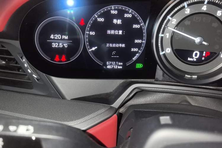 Used Porsche 911 2020 Carrera 3.0T Odometer Close Up