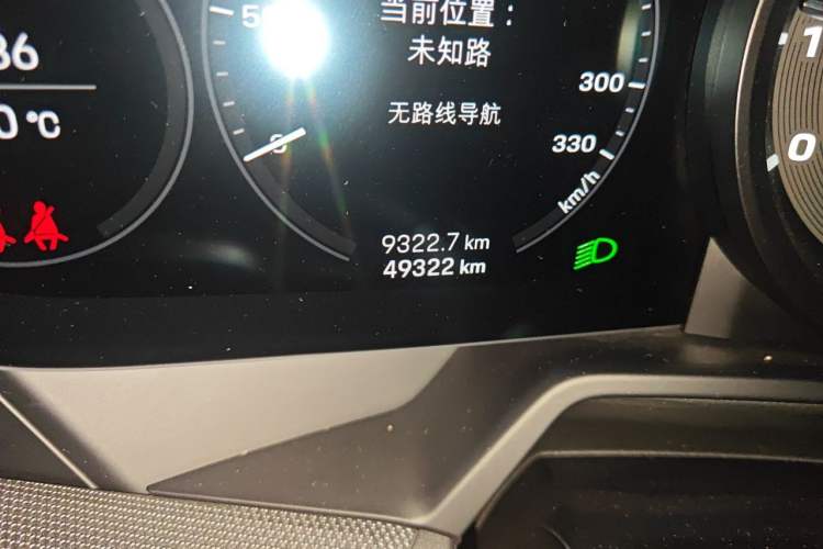 Used Porsche 911 2020 Carrera 3.0T Odometer Close Up