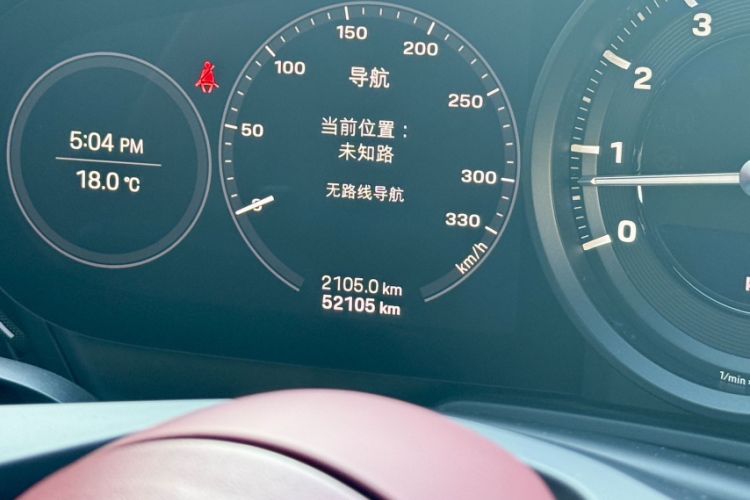 Used Porsche 911 2020 Carrera 3.0T Odometer Close Up