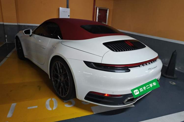 Used Porsche 911 2020 Carrera 4 Cabriolet 3.0T Rear Left 45 Deg