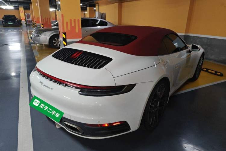 Used Porsche 911 2020 Carrera 4 Cabriolet 3.0T Rear Right 45 Deg