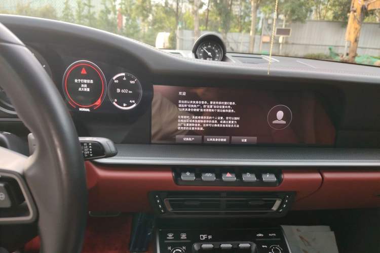 Used Porsche 911 2022 Carrera S 3.0T Audio And AC Panel